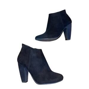 Abound Heel Ankle Booties Boots Faux suede Size 7